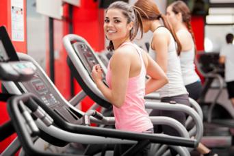 Woman at the gym