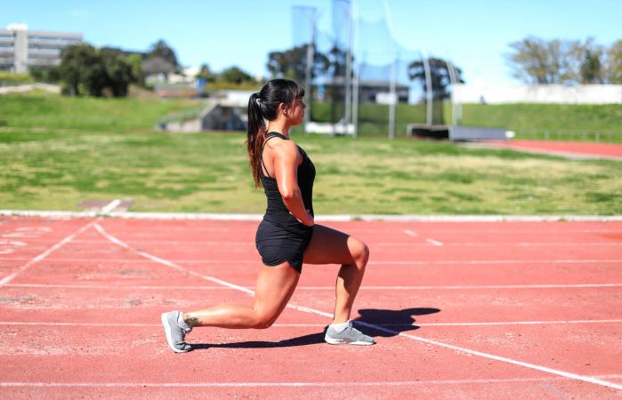Proper lunge form