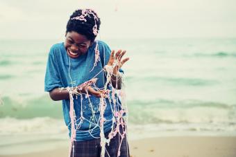 Fun time with silly string