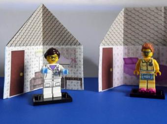 paper dollhouses