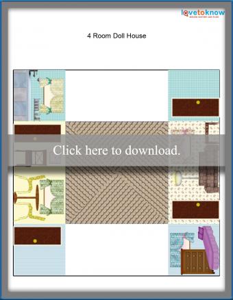 4 room printable dollhouse paper