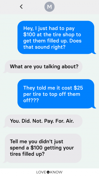 Paying for Air Prank