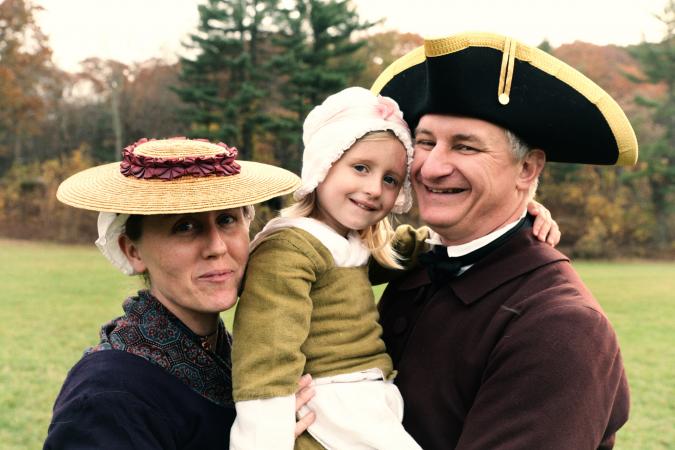 Colonial family