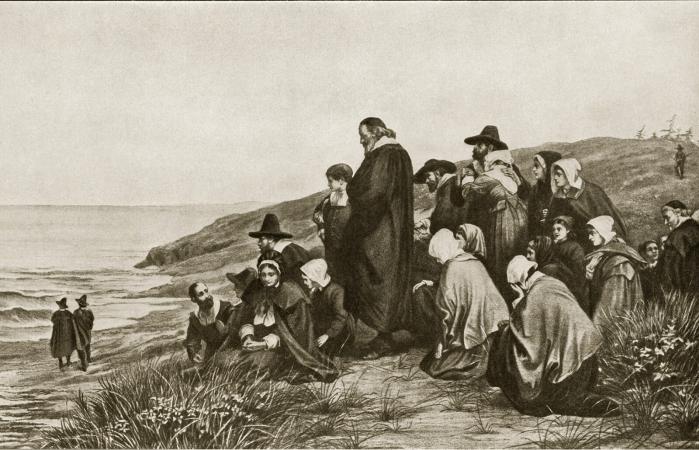 Departure of the Mayflower