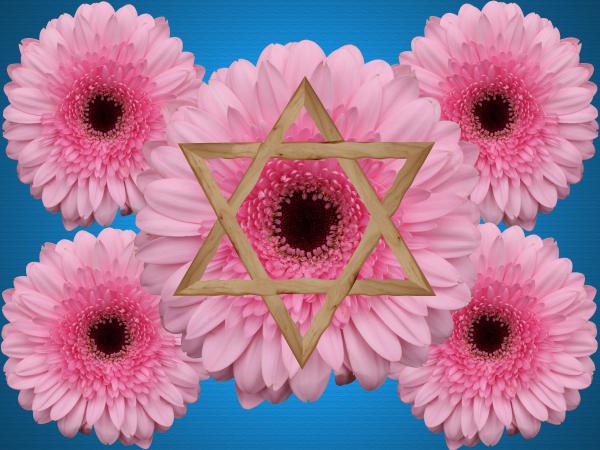 Jewish Birthday party Bouquet of flowers
