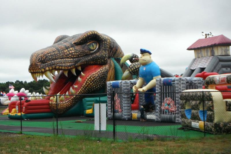 Bouncy castle clearance parks