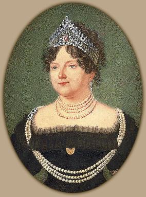 Maria Fedorovna in mourning by J.H.Benner