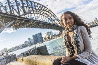 Aboriginal woman in Sydney