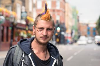 Punk in Camden Town, London