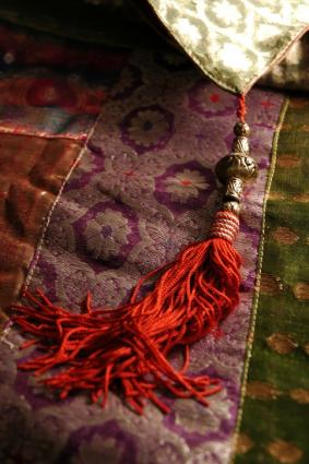 Tassel and brocade