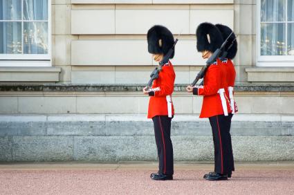 palace guards in uniform