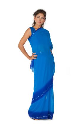 Woman wearing sari