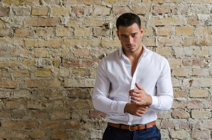 Man wearing shirt