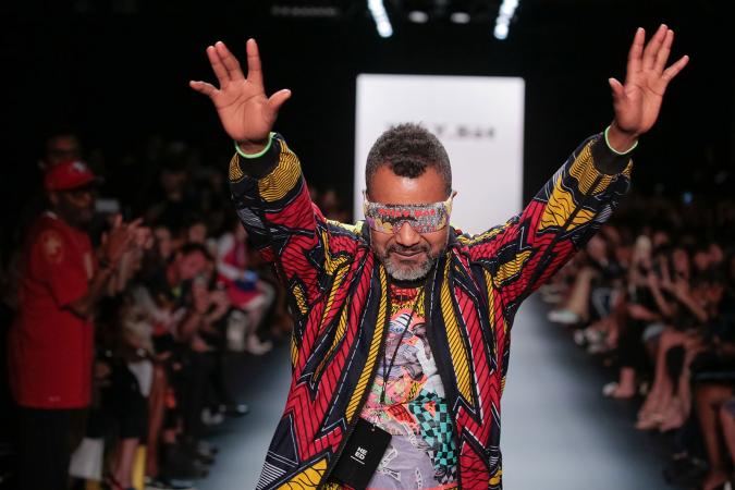 Lamine Kouyate, XULY.Bët collection for F/W 2016 and S/S 2017, Show at NYFW