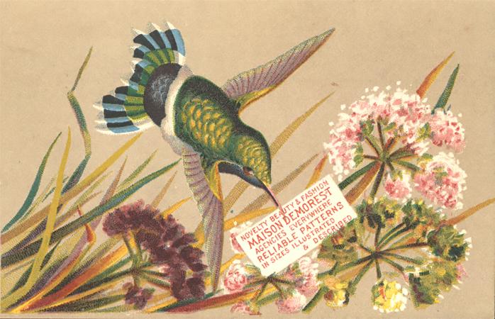 Demorest trade card, c.1900
