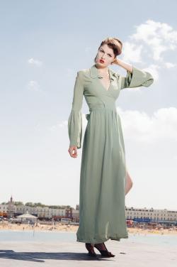 Ossie Clark Lovetoknow Green Ossie Clark Dress Photo By Alan Langley At Dover Design For Madam Popoff Vintage
