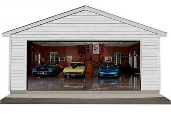 Double Garage Door Screen
