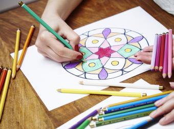Hand drawing mandala