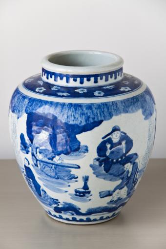 blue ginger jar