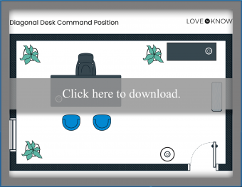 Diagonal Desk Command Position