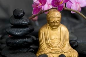 Buddha in water