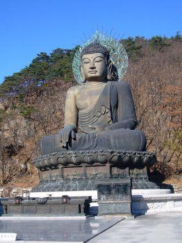 Iron Buddhas can be found in Buddhist temples.