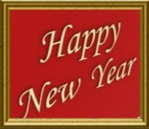Happy New Year sign