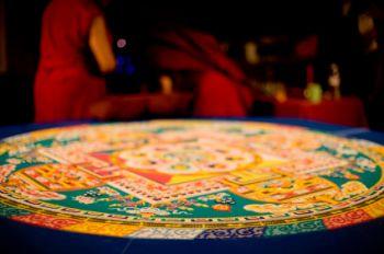 Tibetan sand mandala