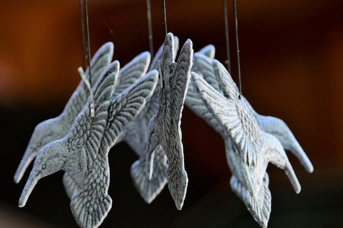 Hummingbird wind chime