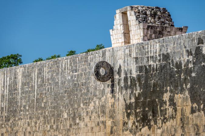 Mayan ball game court Chichen Itza