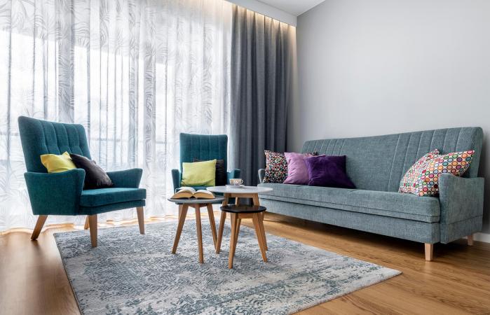 Modern interior design living room