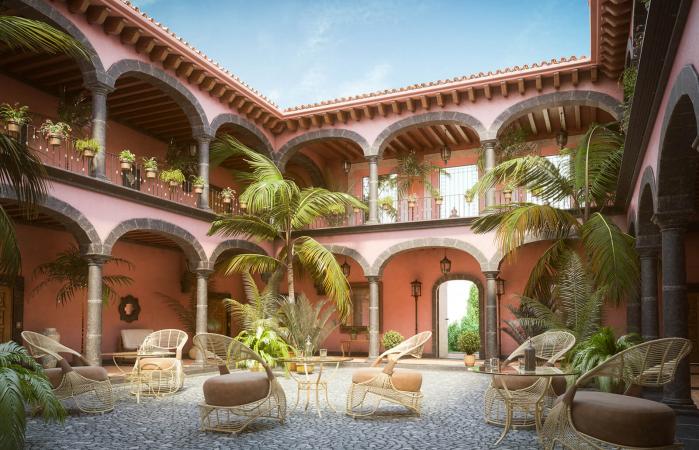 luxurious Mexican hacienda