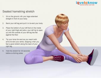 seated hamstring stretch