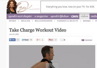 Screenshot of Joel Harper video on Oprah.com website