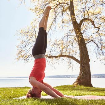 Supported Headstand - Dial down the support