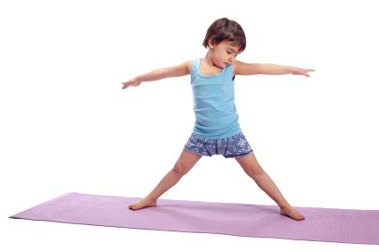 Child in five pointed star