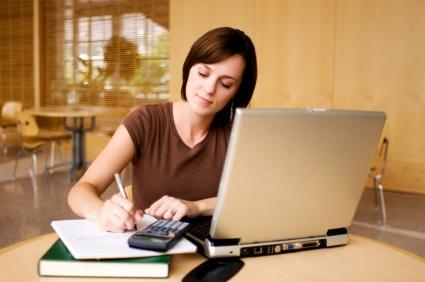 woman writing