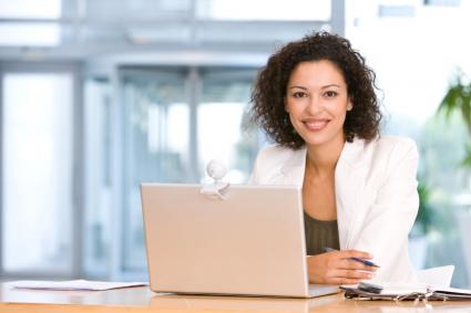 Woman at Computer