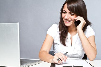 writer in office