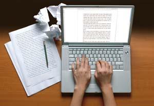 Laptop Writing