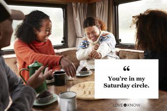 Saturday quote friends playing board game