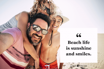 Calming Beach Saying to Inspire