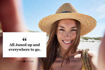 Smiling young woman on the beach