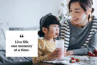 mother and young daughter spending time together