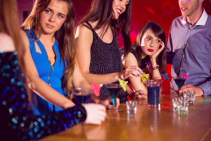 Friends at Happy hour