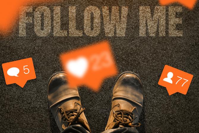 follow me