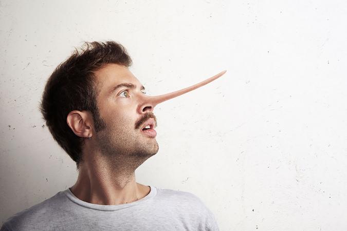 Guy with long nose