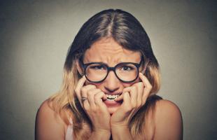 anxious woman