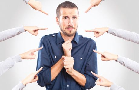 Man being accused