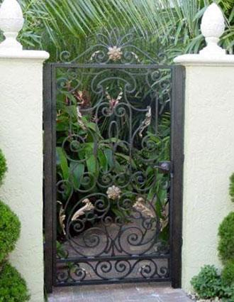 Tropical Escape Ornamental Garden Gate